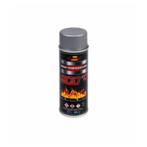 Spray vopsea rezistent termic 800°C argintiu Champion profesional 400ml