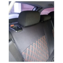Husa auto dedicate BMW E91 318. FRACTIONATE - ROMB. Calitate Premium