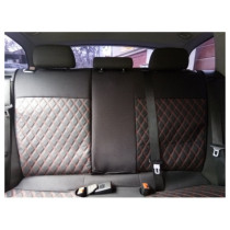 Husa auto dedicate BMW E91 318. FRACTIONATE - ROMB. Calitate Premium