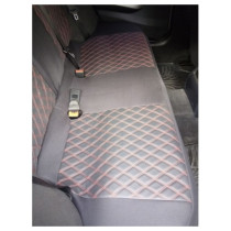Husa auto dedicate BMW E91 318. FRACTIONATE - ROMB. Calitate Premium