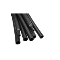 Tub varnis termocontractabil negru 6.0 mm 100 m rola raport contractie 2:1