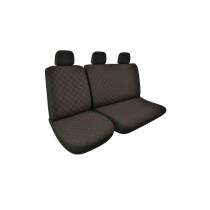 Huse Auto Textil model romb 2+1 pentru Scaun Sofer + Bancheta