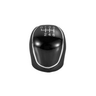 Maner schimbator auto din plastic compatibil Ford Mondeo, Focus, Kuga cu 2 adaptoare pentru 5 si 6 viteze