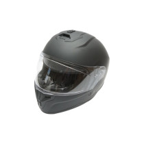 Casca moto integrala neagra viziera transparenta marimea L Grit