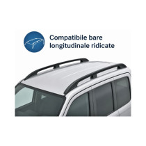 Bare portbagaj transversale auto aluminiu compatibile Skoda Yeti (5L) SUV 2009-2017 92-92 cm