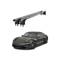 Set bare transversale aluminiu cu prindere in puncte fixe compatibile Porsche Taycan 2019- negre sau argintii