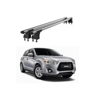 Set bare transversale aluminiu cu prindere in puncte fixe compatibile Mitsubishi ASX I 2010-2013 negre sau argintii